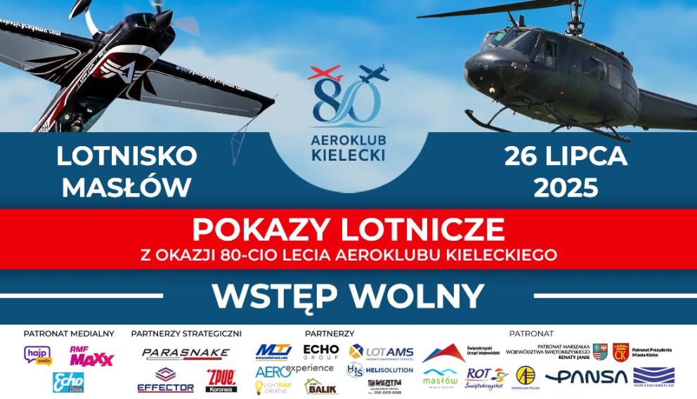 Pokazy Lotnicze – 80 lat Aeroklubu Kieleckiego