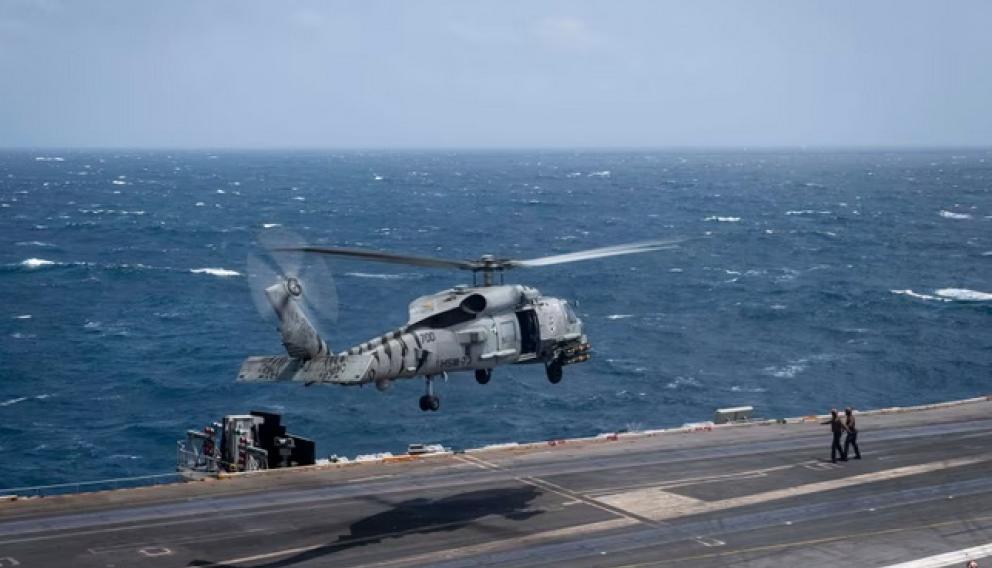 Śmigłowiec i myśliwiec US Navy rozbiły się w oddzielnych incydentach na Morzu Południowochińskim 