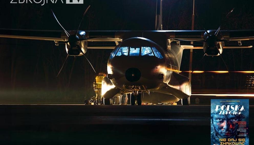 Skryty lot nocą na małej wysokości, desant sprzętu i powrót. Loty transportowe w noktowizji