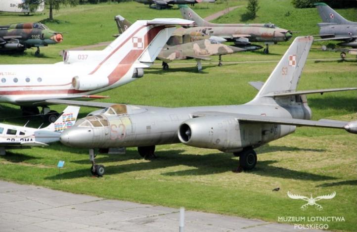 SIł-28 - szkolna wersja samolotu Ił-28U w Muzeum Lotnictwa Polskiego (fot. muzeumlotnictwa.pl)