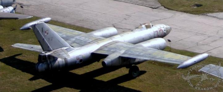 Samolot rozpoznawczy Ił-28R (fot. muzeumlotnictwa.pl)