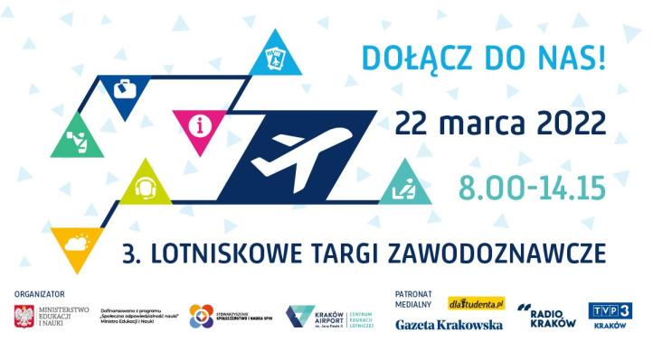 3. Lotniskowe Targi Zawodoznawcze - baner (fot. Port Lotniczy Kraków)