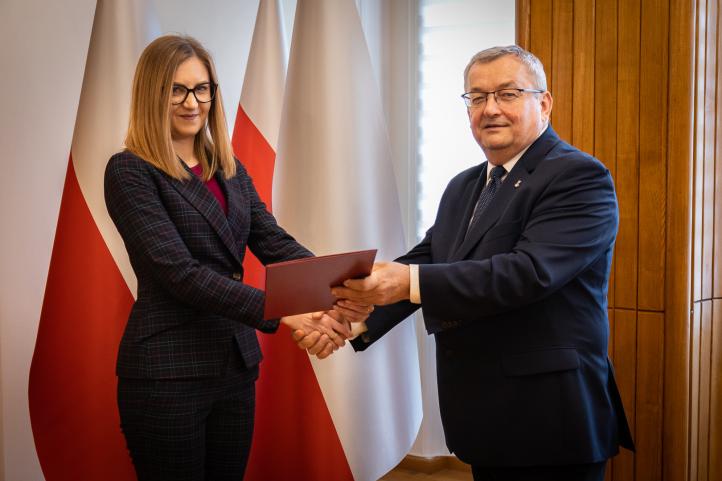 Anita Oleksiak została nowym prezesem PAŻP (fot. Ministerstwo Infrastruktury)