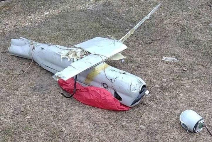Rosyjski dron zneutralizowany na Ukrainie (fot. Ministerstwo Obrony Ukrainy)