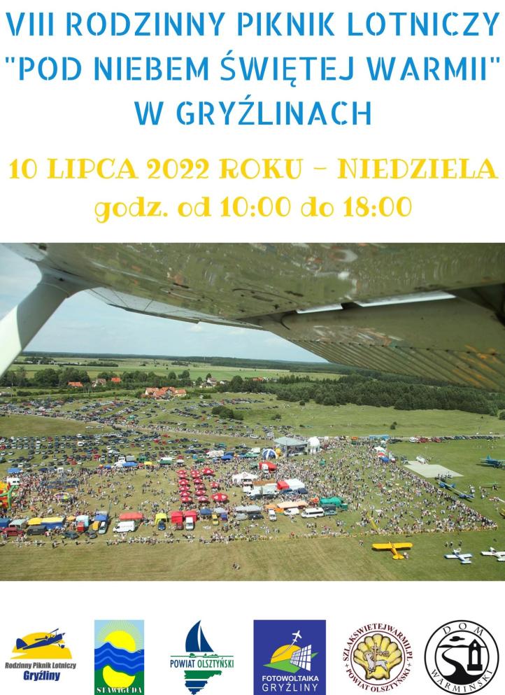 Rodzinny Piknik Lotniczy w Gryźlinach - plakat