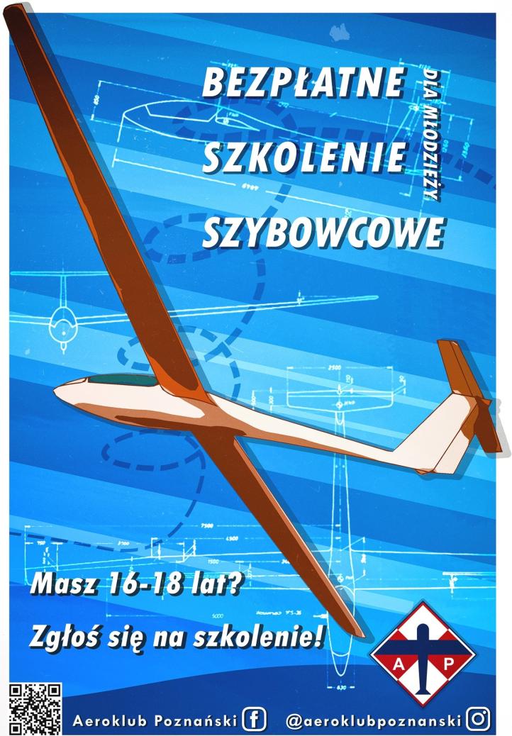 Bezpłatne szkolenie szybowcowe dla młodzieży w Aeroklubie Poznańskim 2022 (fot. Aeroklub Poznański)
