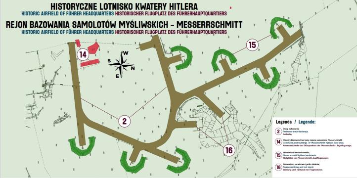 Historyczne lotnisko kwatery Hitlera