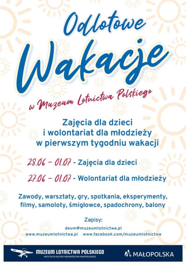 Odlotowe wakacje w Muzeum Lotnictwa Polskiego 2022 (fot. muzeumlotnictwa.pl)