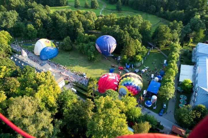 Zawody balonowe w Nałęczowie (fot. Sylwia Borkowska)