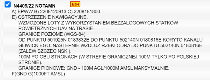 NOTAM_ODRA