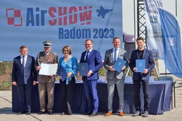 Podpisano porozumienie w sprawie organizacji Międzynarodowych Pokazów Lotniczych AIR SHOW 2023 (fot. st. kpr. Marcin Wójcik)
