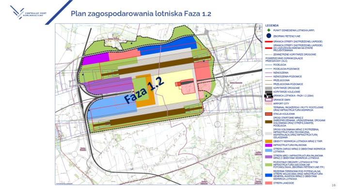 CPK - plan zagospodarowania lotniska - faza 1.2 (fot. CPK)