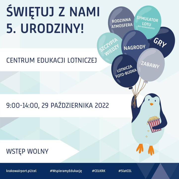 Centrum Edukacji Lotniczej zaprasza na wspólne świętowanie (fot. Krakow Airport)
