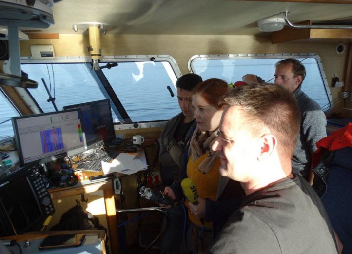 Poszukiwania fragmentów amerykańskiego B-17 na Zalewie Szczecińskim (fot. Muzeum Oręża Polskiego w Kołobrzegu)2