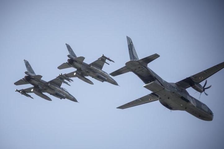 Wspólny lot w ramach NATO Air Shielding (fot. Michał Niwicz)2