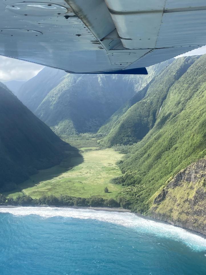 Samolotem GA na Hawajach - Dolina Waimanu