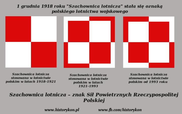 Szachownica lotnicza (fot. www.historykon.pl)