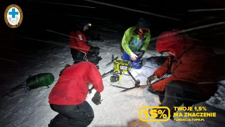 Loty dronem na Kozie Czuby (fot. Ł. Zubek)