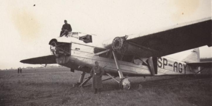 Samolot PZL-4 zdobyty przez wojska niemieckie we wrześniu 1939 r. (Źródło: ze zbiorów CardPlane)