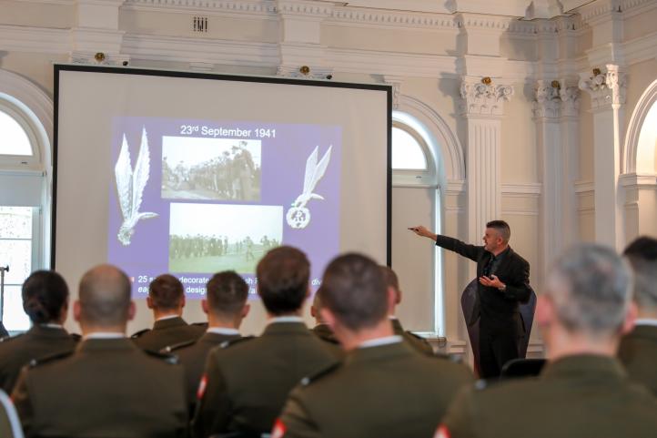 Wykład prof. Hala Sosabowskiego (fot. M. Bieniek)