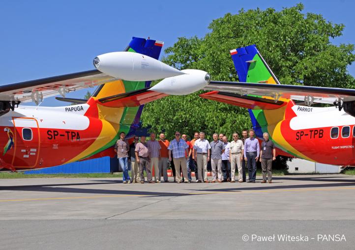 LET L-410 Turbolet "Papuga" (SP-TPA) i (SP-TPB) - ogony (fot. Paweł Witeska, PAŻP)