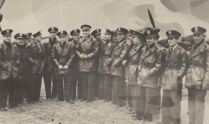Polskie Siły Powietrzne we Francji 1939-1940 r. (fot. Narodowe Archiwum Cyfrowe)