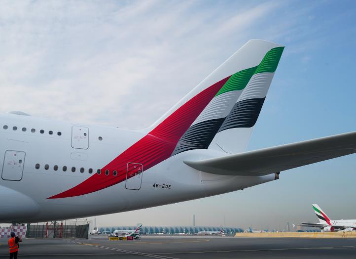 Nowe malowanie samolotu linii Emirates (fot. Emirates)