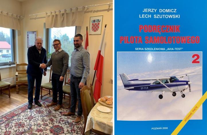Podpisano umowe zakupu Cessny 172-P dla Aeroklubu Ziemi Pilskiej (fot. Aeroklub Ziemi Pilskiej, facebook)