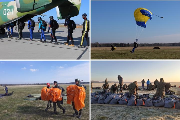 Szkolenie spadochronowe Służby Wysokościowo-Ratowniczej 4SLSz (fot. 4SLSz)