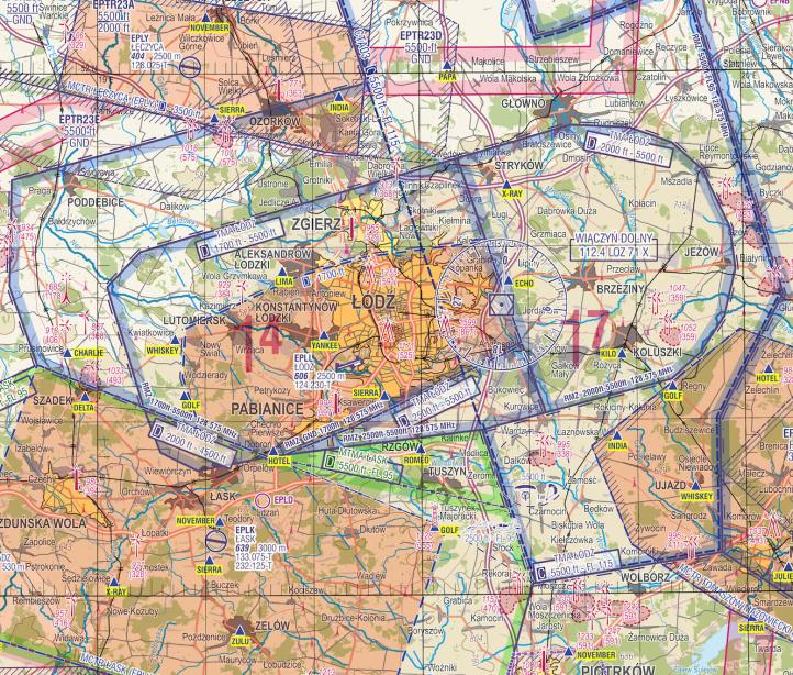 Lotnicza Mapa Polski ICAO (wydanie 2023)