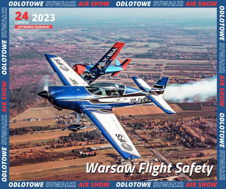 Odlotowe Suwałki Air Show 2023 - Warsaw Flight Safety (fot. Odlotowe Suwałki Air Show)