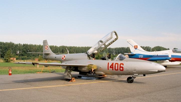 PZL TS-11 Iskra - najbardziej znana konstrukcja Sołtyka (fot. Przemyslaw "Blueshade" Idzkiewicz, cc-by-sa 2.5, Wikimedia Commons)