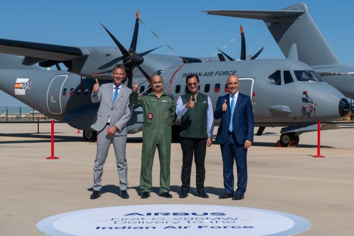 Airbus dostarczył Indiom pierwszy zamówiony samolot C295 (fot. Airbus)