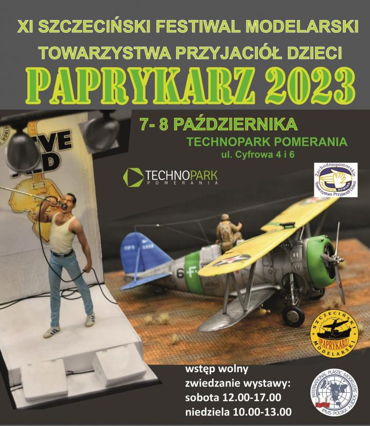 XI Szczeciński Festiwal modelarski PAPRYKARZ 2023 (fot. paprykarzmodelarski.szczecin.pl)