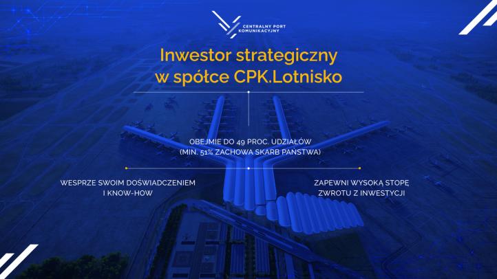 Inwestor strategiczny w spółce CPK.Lotnisko (fot. CPK)