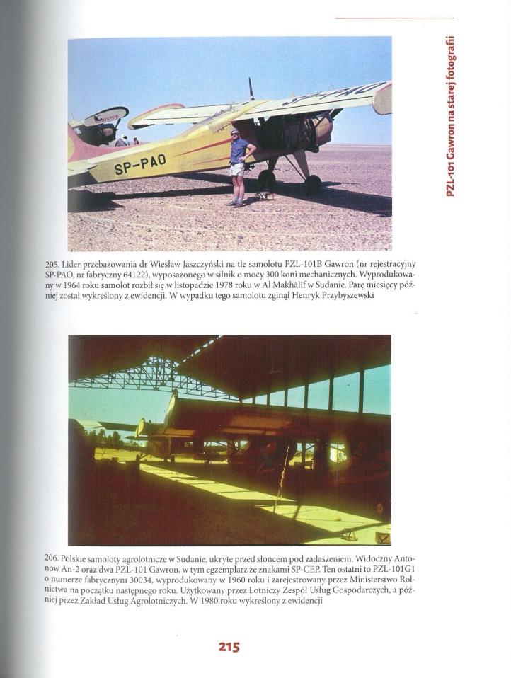 PZL-101 Gawron we wspomnieniach agrolotników - strona z książki4