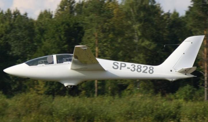 Wypadek szybowca MDM-1 „Fox” na lotnisku Rudniki koło Częstochowy, fot. PKBWL