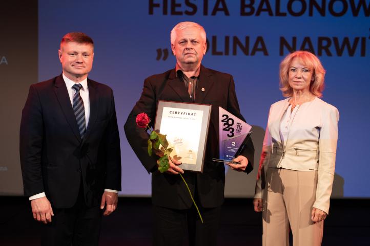 Fiesta Balonowa "Dolina Narwi" zdobyła II miejsce w konkursie na Najlepszy Produkt Turystyczny Województwa Podlaskiego (fot. PROT, PKB)