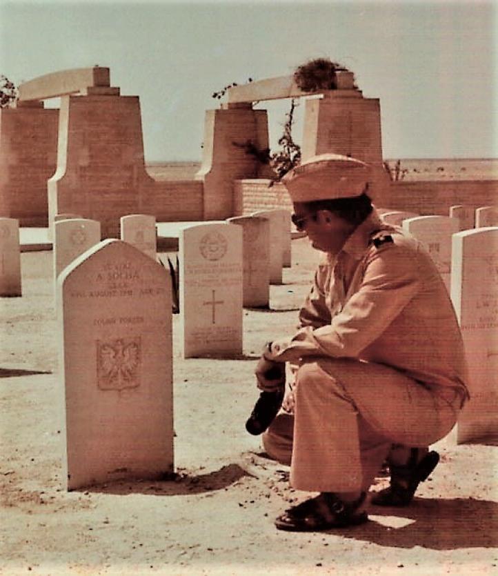 El Alamein Egipt 1990 (fot. Bydgoski Klub Seniorów Lotnictwa)