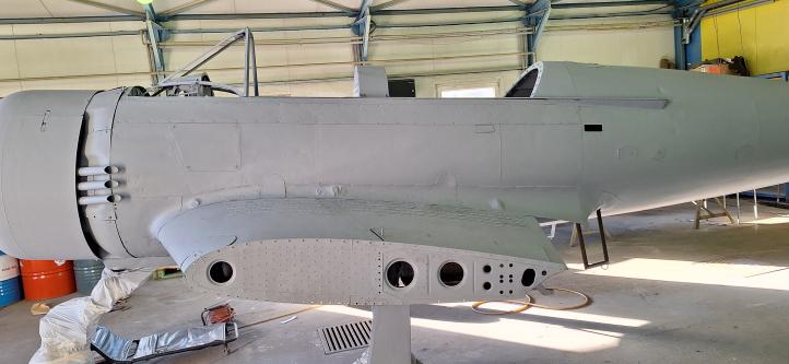 PZL TS-8 "Bies" remontowany w Mieleckich Zakładach Lotniczych (fot. Mieleckie Zakłady Lotnicze)4