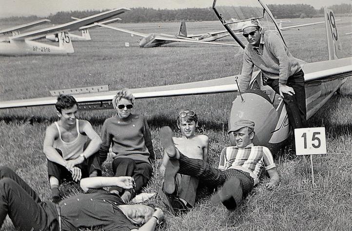 SMP-1968, Zb. Raufleisch, B. Węgierski, St. Nowakowski i J. Wiśnicki (fot. Bydgoski Klub Seniorów Lotnictwa)