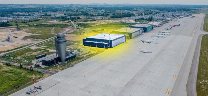 Czwarty hangar (fot. Katowice Airport)
