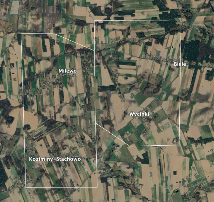 Google Earth - wrysowane kręgi