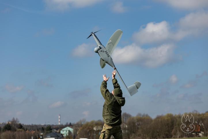 FlyEye podczas ćwiczeń Masłów 24 (fot. Wojska Obrony Terytorialnej)