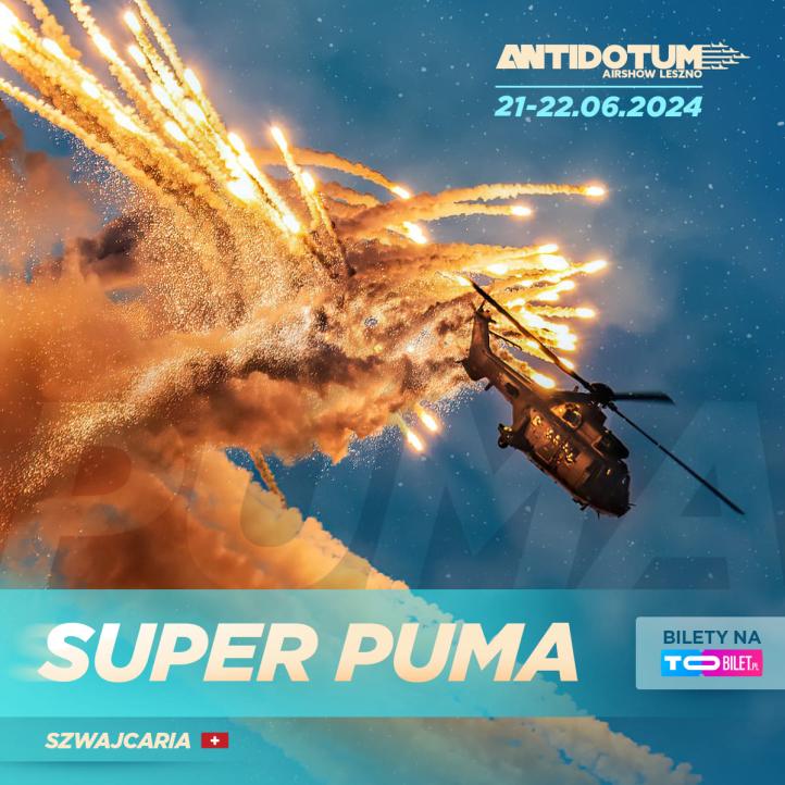 Super Puma Display Team na Antidotum Airshow Leszno 2024 (fot. Antidotum Airshow Leszno)