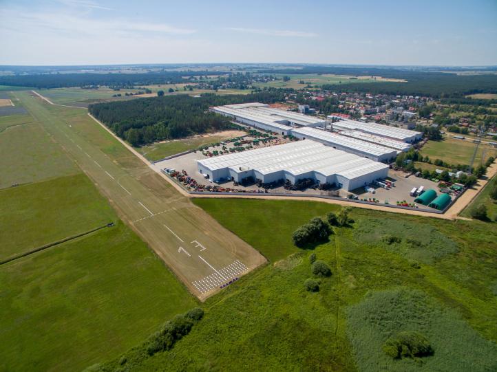 Lądowisko Pronar w Narwi, fot. Sławomir Hetman