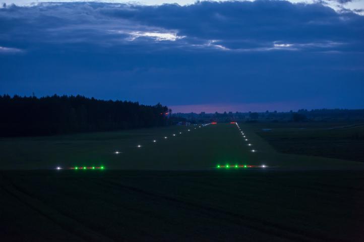 Lądowisko Pronar w Narwi, fot. Sławomir Hetman