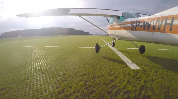 Lądowisko Pronar w Narwi, fot. Sławomir Hetman