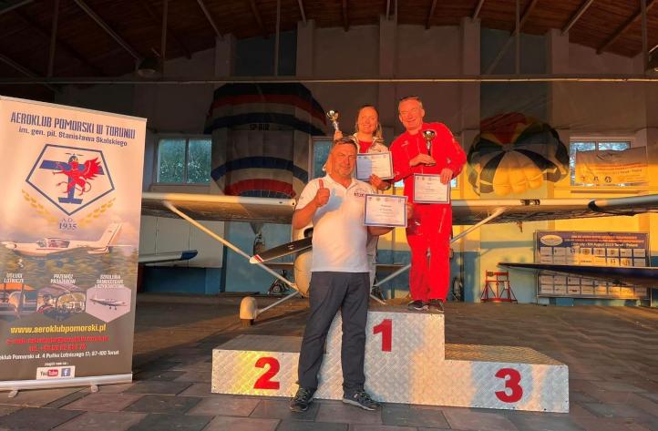 Puchar Polski w Akrobacji Samolotowej - podium w klasie Intermediate (fot. Agata Porębska, Facebook)