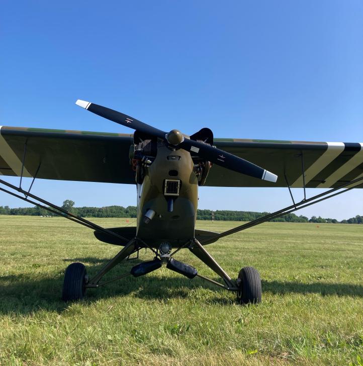 Piper Cub - w rajdzie wezmą udział także samoloty historyczne (fot. Albert Osiński)